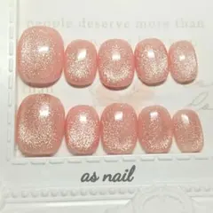 No.38 自爪が透けないマグネットネイル シアーピンク