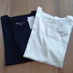 グローバルワーク　リッチクリーン透けにくいベーシックTシャツ２点のサムネイル
