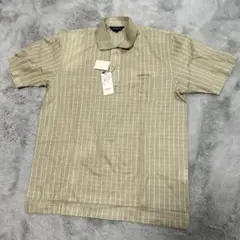 BURBERRY GOLF チェック柄 ポロシャツ 半袖 ベージュ