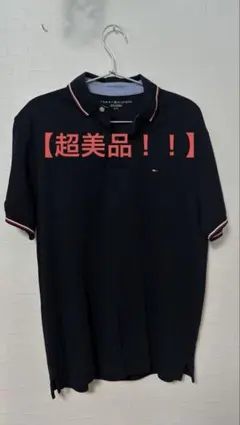 『超美品！！』TOMMY HILFIGER ポロシャツ ネイビーのサムネイル