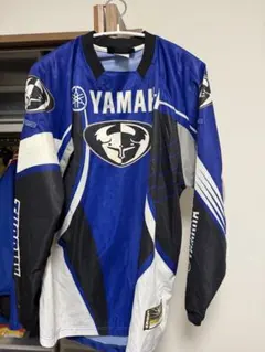 Yamaha Thor 長袖シャツ 青/白/黒