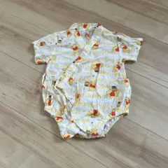 ディズニー　プーさん　ベビー甚平　ロンパース