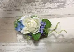 コサージュ 髪飾り フラワーアクセサリー  【 2way  】