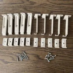 カーテン取り付け用ブラケット10個セット　ホワイト トーソー