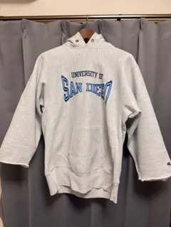 90s Champion リバースウィーブ USA製 カットオフ パーカー