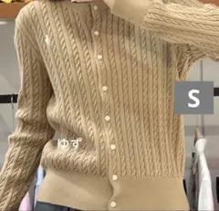 【人気カラー】POLO RALPH LAUREN：カーディガン　長袖　ベージュ