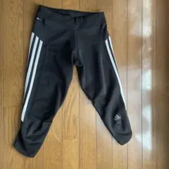 adidas ブラック 7分丈レギンス レディースのSサイズ