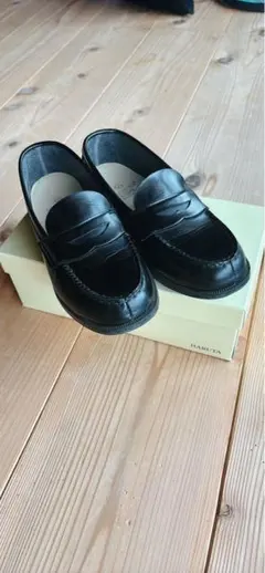 HARUTA KIDS ローファー ブラック 21.5cm