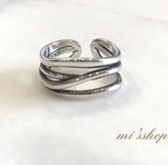 silver925 4連リング/シルバー925 リング　ring