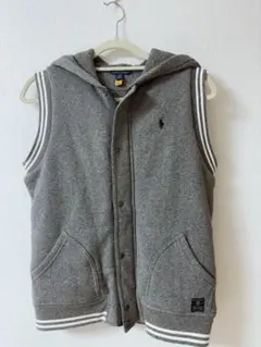 ポロラルフローレン　中綿ベスト グレー　LG14−16 160 美品