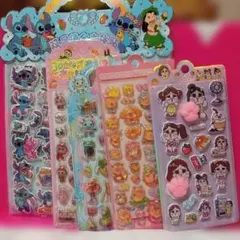 スティッチ☆キャラクターシール⑤点set