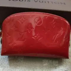 Louis Vuitton 赤 パテントレザー ポーチ　ルイ・ヴィトン