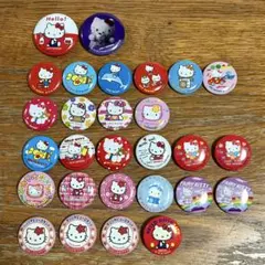 ハローキティ 缶バッジ 平成レトロ 希少 レア 28個