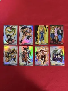 ドラゴンボールZ 森永 3D W3D メタリック カード 19枚まとめ売り