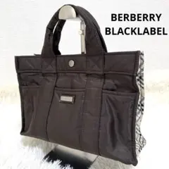 大人気✨バーバリーブラックレーベル　ノバチェック　トートバッグ　ナイロン
