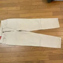 EDWIN ライトベージュ ストレートジーンズ