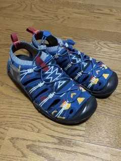 KEEN アウトドアサンダル ブルー系