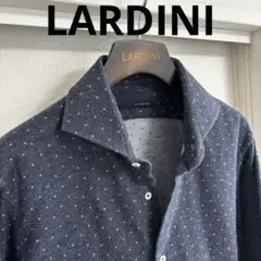 LARDINIラルディーニ ホリゾンタルカラードットシャツ 41