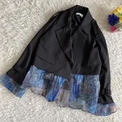 【モル@プロフ必読様専用HARE】レイヤードトレンチジャケット　by MAO