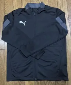PUMA ブラック 長袖 ジッパージャージ