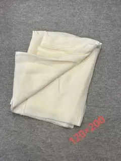 クリーム色　透明ストライプ裏地用生地