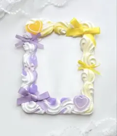 ホイップデコ　B8硬質トレカケース　白　黄色　紫　ミックス