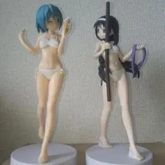 魔法少女まどかマギカ 暁美ほむら 美樹さやか　EXQ フィギュア 水着