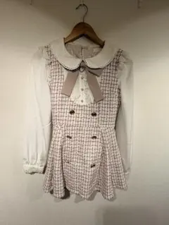 LIZLISA ツイードセットアップ ピンク