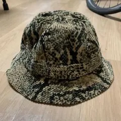 Supreme 20AW Snakeskin Corduroy Bell Hat