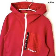 超美品【adidas】ボヘミアン アディダス フルジップ フーディー パーカー