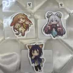 超かぐや姫！　ステッカー　いろは　かぐや　ヤチヨ　3枚セット