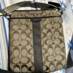 COACH モノグラム柄 ショルダーバッグ