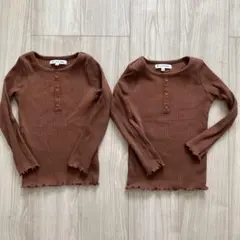 新品　グローバルワーク　100-110 カットソー　2枚セット