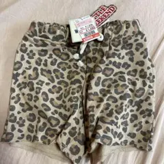 Little Weekend ヒョウ柄 ハーフパンツ 100cm