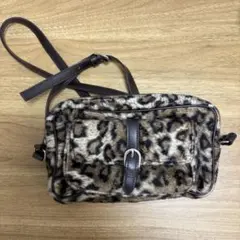 ヒョウ柄 ショルダーバッグ
