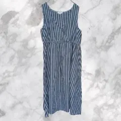 Just Relaxin【L】マタニティワンピース　ノースリーブ　ウエストゴム