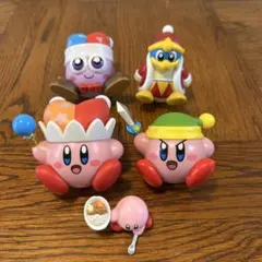 星のカービィ 5体セット　ゆらゆらマスコット4点/まんまるマスコット　カレー
