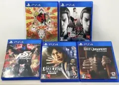 【ジャンク品】PlayStation4 ソフト 5本まとめ売り