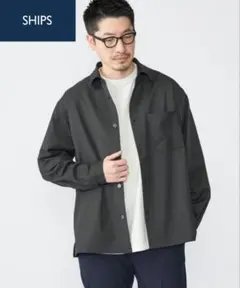 【新品】SHIPS SMART MERINO レギュラーカラーシャツ М