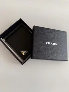 PRADA シルバー製 マネークリップ イタリア製 - メルカリ