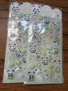 大人気キャラクター立体ぷくぷくシール1シート 新品未開封 セット売り可