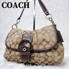 COACH Soho Signature Brown Shoulder Bag