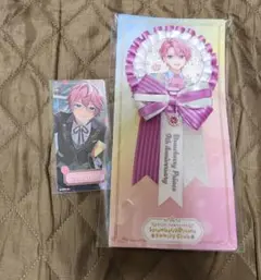 【未開封】すとぷり さとみくん すとふぁみ 缶バッジ付きロゼット ステッカー