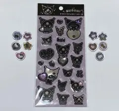 クロミ キラキララインストーンシール キティ おはじきシールフレークおすそわけ