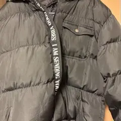 SPLENDID SATISFACTION ブラック ダウンジャケット 3L