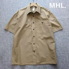 MHL　近年モデル　日本製　ゆったり　レギュラーカラー　ショートスリーブシャツのサムネイル