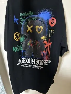 2ND ARCHIVE グラフィック Tシャツ ブラック