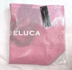 新品　ディーンアンドデルーカ メッシュトートバッグ ライトブルー ビッグサイズ