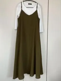 マタニティ　ワンピース　授乳服　エンジェリーベ　産前産後OK キャミワンピース