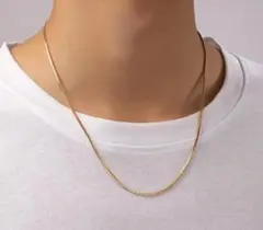 ゴールド 金アレ ネックレス サージカルステンレス 【大人気】 2mmスネーク